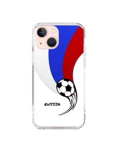 Coque iPhone 13 Mini Equipe Russie Russia Football - Madotta