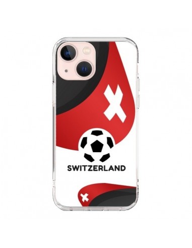 Coque iPhone 13 Mini Equipe Suisse Football - Madotta