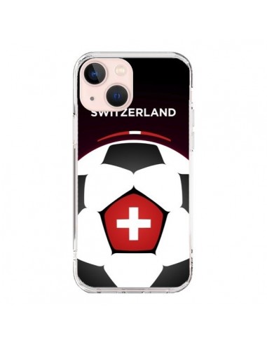 Coque iPhone 13 Mini Suisse Ballon Football - Madotta