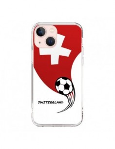 Coque iPhone 13 Mini Equipe Suisse Switzerland Football -...
