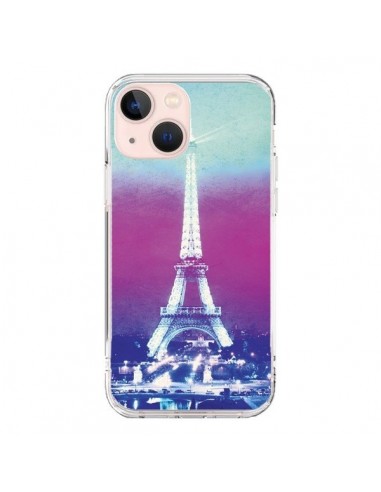 Coque iPhone 13 Mini Tour Eiffel Night - Mary Nesrala