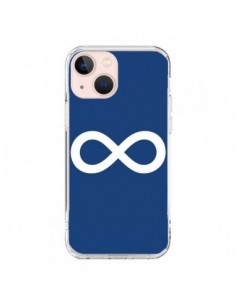 Coque iPhone 13 Mini Infini Navy Blue Infinity - Mary...
