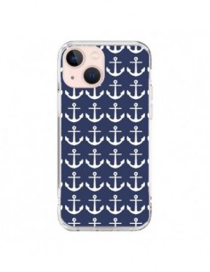 iPhone 13 Mini Case Ancre Marin Blue Anchors Navy - Mary...