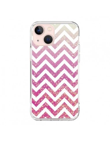 Coque iPhone 13 Mini Chevron Pixie Dust Triangle Azteque - Mary Nesrala