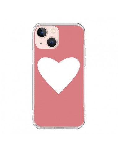 Cover iPhone 13 Mini Cuore Corallo - Mary Nesrala