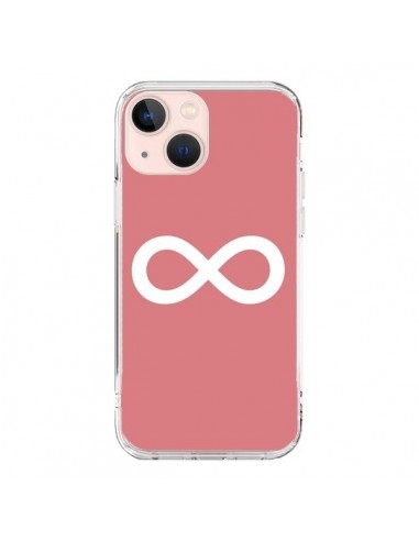 Cover iPhone 13 Mini Infinity Infinito Forever Corallo - Mary Nesrala