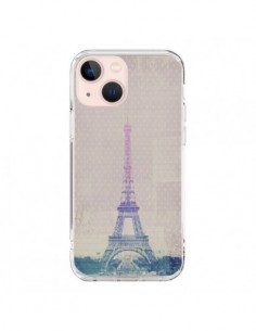 iPhone 13 Mini Case I Love Paris Tour Eiffel Love - Mary...