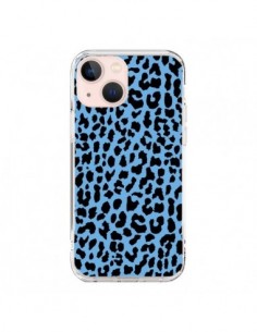 Cover iPhone 13 Mini Leopardo Blu Neon - Mary Nesrala