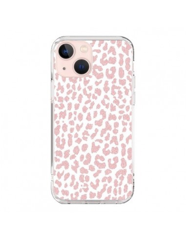 Cover iPhone 13 Mini Leopardo Rosa Corallo - Mary Nesrala