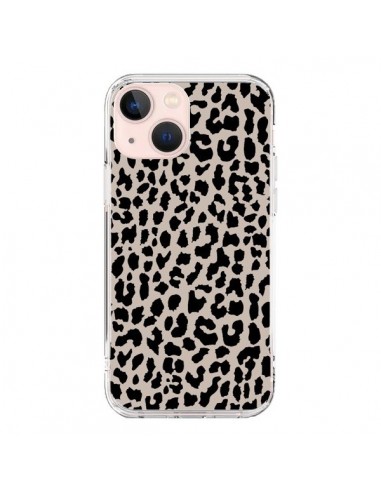 Coque iPhone 13 Mini Leopard Marron - Mary Nesrala