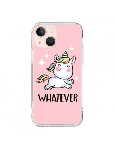 Coque iPhone 13 Mini Licorne Whatever - Maryline Cazenave