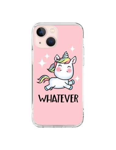 Cover iPhone 13 Mini Unicorno Whatever - Maryline Cazenave