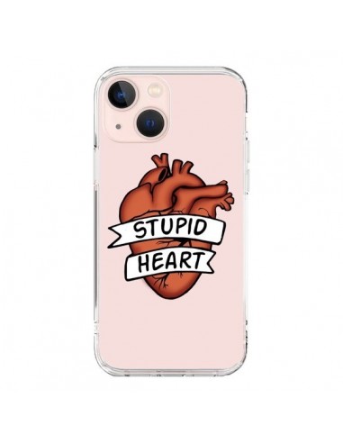 Coque iPhone 13 Mini Stupid Heart Coeur - Maryline Cazenave