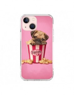Coque iPhone 13 Mini Chien Dog Popcorn Film - Maryline...