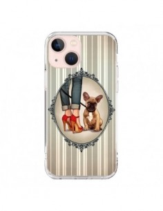 iPhone 13 Mini Case Lady Jambes Dog - Maryline Cazenave