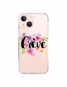 Coque iPhone 13 Mini Crève Fleurs Transparente - Maryline...