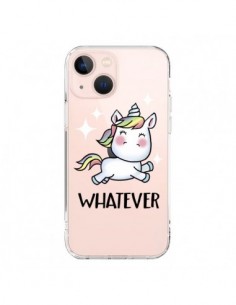 iPhone 13 Mini Case Unicorn Whatever Clear - Maryline...