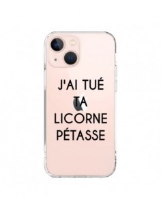 iPhone 13 Mini Case Tué Licorne Pétasse Clear Unicorn -...