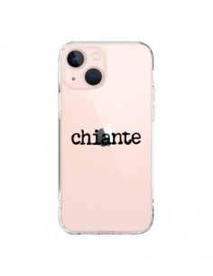 Cover iPhone 13 Mini Chiante Nero Trasparente - Maryline...