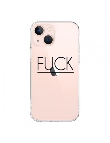 Coque iPhone 13 Mini Fuck Transparente - Maryline Cazenave