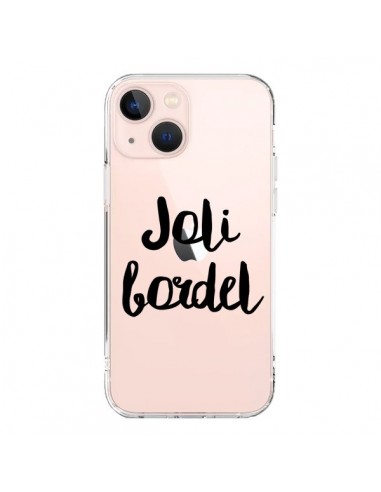 Coque iPhone 13 Mini Joli Bordel Transparente - Maryline Cazenave