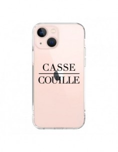 Coque iPhone 13 Mini Casse Couille Transparente -...