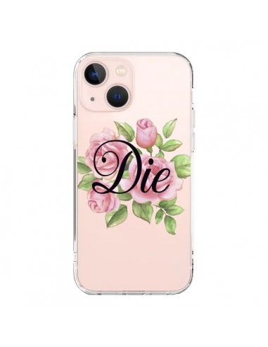 Coque iPhone 13 Mini Die Fleurs Transparente - Maryline Cazenave