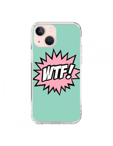 Coque iPhone 13 Mini WTF Bulles BD Comics - Maryline Cazenave