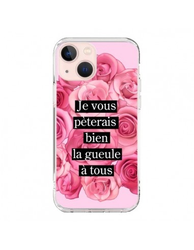 iPhone 13 Mini Case Je vous pèterais Flowers - Maryline Cazenave