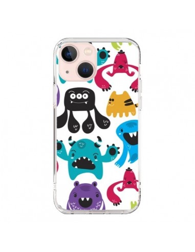 Coque iPhone 13 Mini Monstres - Maria Jose Da Luz