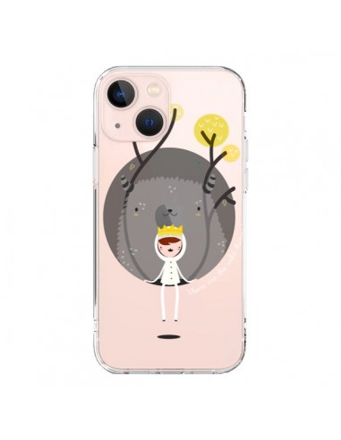 Coque iPhone 13 Mini Monstre Princesse Transparente - Maria Jose Da Luz