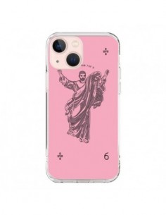 Coque iPhone 13 Mini God Pink Drake Chanteur Jeu Cartes -...