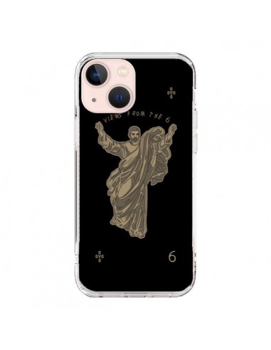 Coque iPhone 13 Mini God Black Drake Chanteur Jeu Cartes - Mikadololo