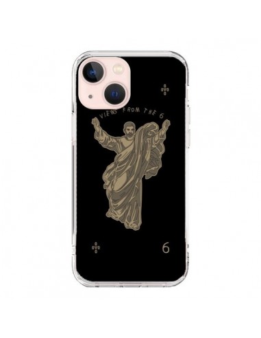 iPhone 13 Mini Case God Black Drake Chanteur Jeu Cartes - Mikadololo