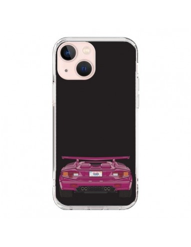 Coque iPhone 13 Mini Yamborhini Voiture - Mikadololo