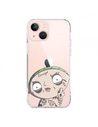 Coque iPhone 13 Mini Stewie Joker Suicide Squad Transparente - Mikadololo