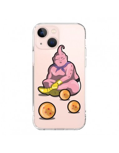 Coque iPhone 13 Mini Buu Dragon Ball Z Transparente - Mikadololo