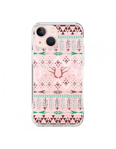 Coque iPhone 13 Mini Amadahy Cerf Azteque - Monica Martinez