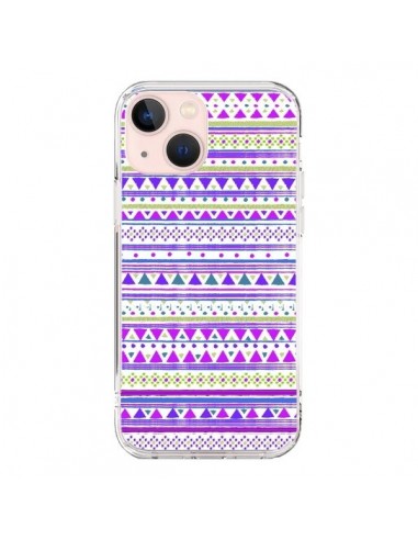 iPhone 13 Mini Case Bandana Purple Aztec - Monica Martinez