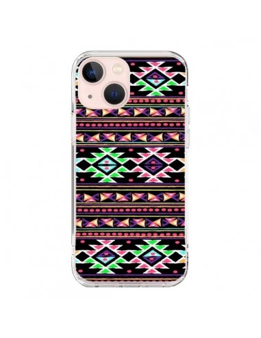 Coque iPhone 13 Mini Black Aylen Azteque - Monica Martinez