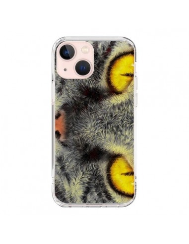 Coque iPhone 13 Mini Chat Gato Loco - Maximilian San