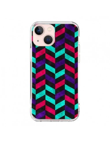 Coque iPhone 13 Mini Azteque Geometric Mundo - Maximilian San