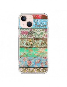 Coque iPhone 13 Mini Rococo Style Bois Fleur - Maximilian...