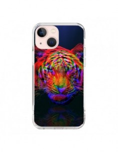 iPhone 13 Mini Case Tiger Beautiful Aberration -...