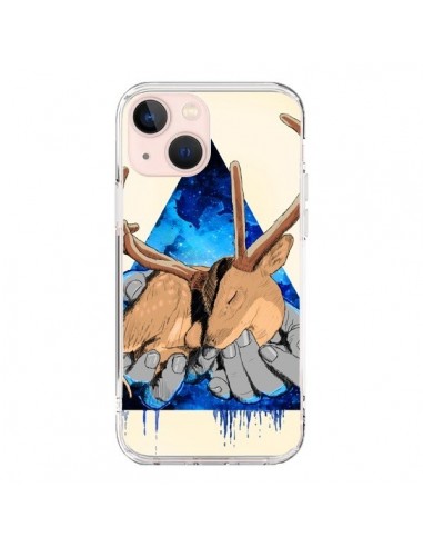 Coque iPhone 13 Mini Cerf Triangle Seconde Chance - Maximilian San