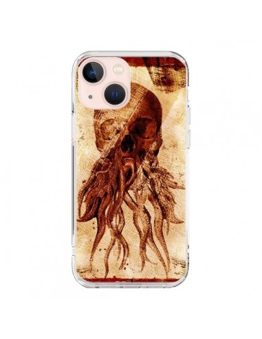 Coque iPhone 13 Mini Octopu Skull Poulpe Tête de Mort - Maximilian San