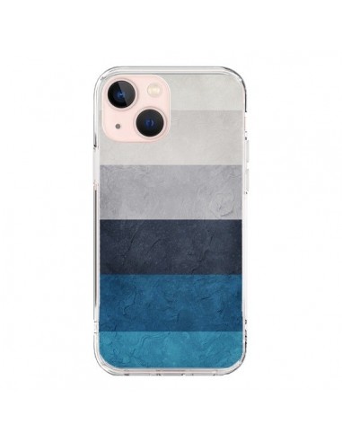 Coque iPhone 13 Mini Bandes Horizontales Greece Hues - Maximilian San