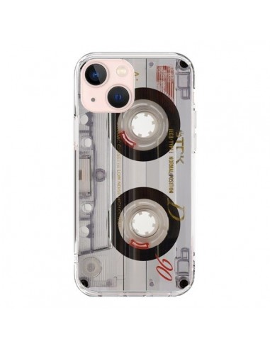Coque iPhone 13 Mini Cassette Transparente K7 - Maximilian San