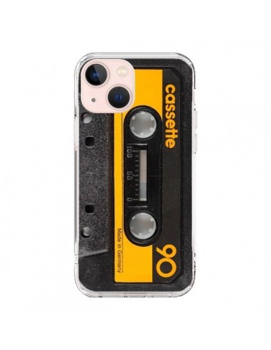 Coque iPhone 13 Mini Yellow Cassette K7 - Maximilian San