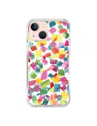 Coque iPhone 13 Mini Abstract Spring Colorful - Ninola Design